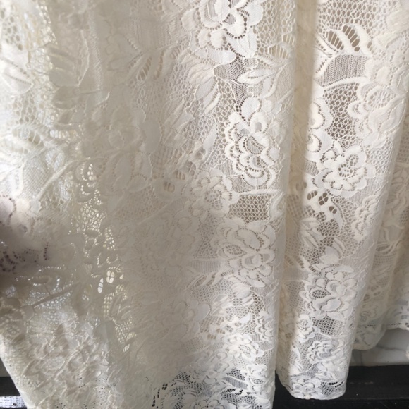 NWT Beautiful Ivory Lace Wedding/Formal Dress with Bolero Jacket - Picture 8 of 8